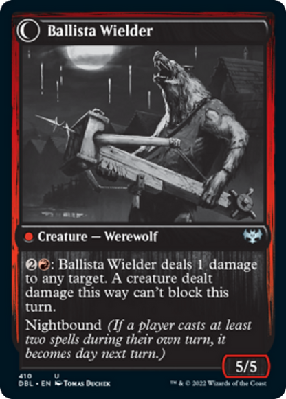 Ballista Watcher // Ballista Wielder [410] [Innistrad: Double Feature] [Non-Foil]