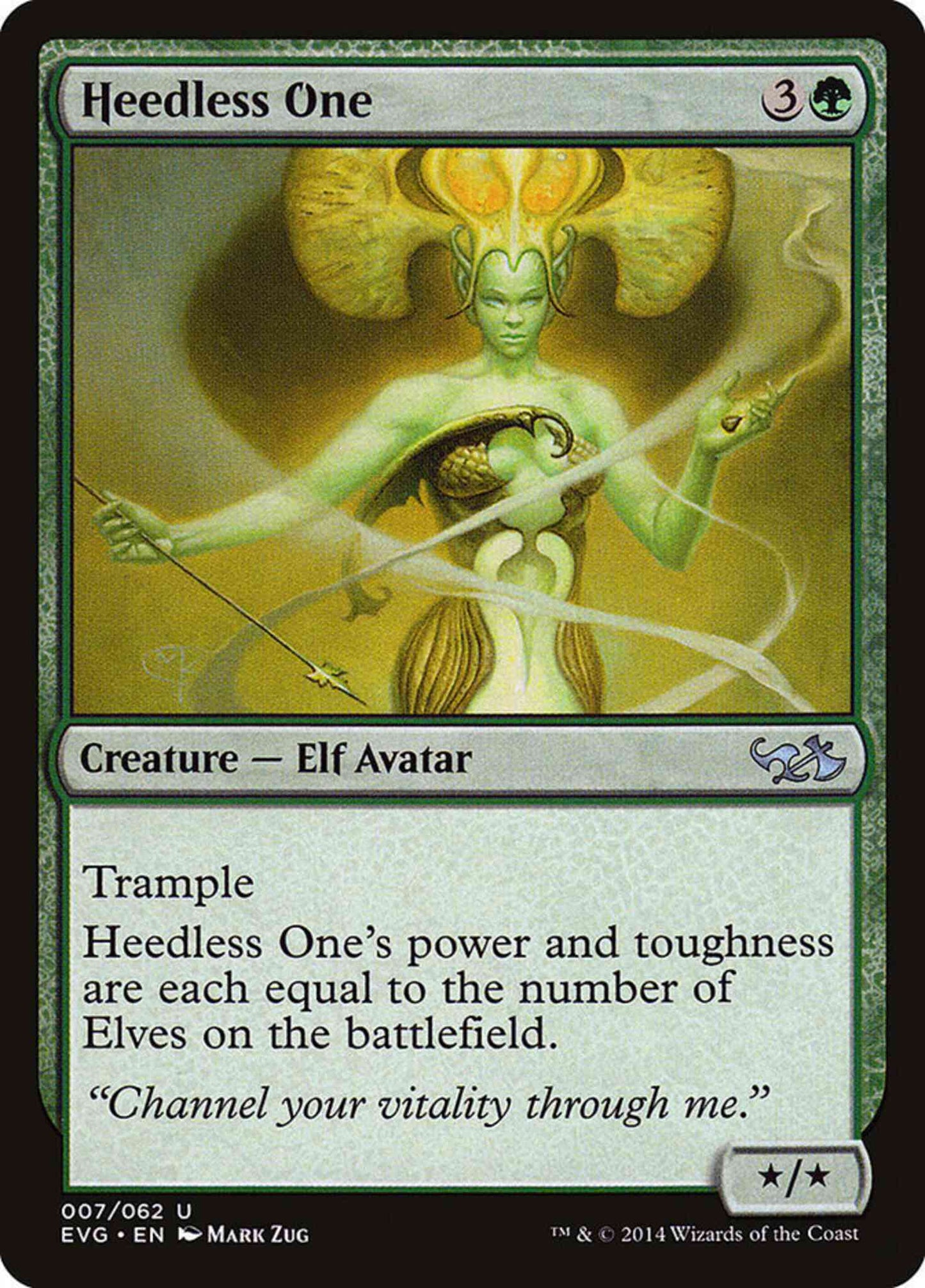 Heedless One [7] [Duel Decks Anthology: Elves vs. Goblins] [Non-Foil]