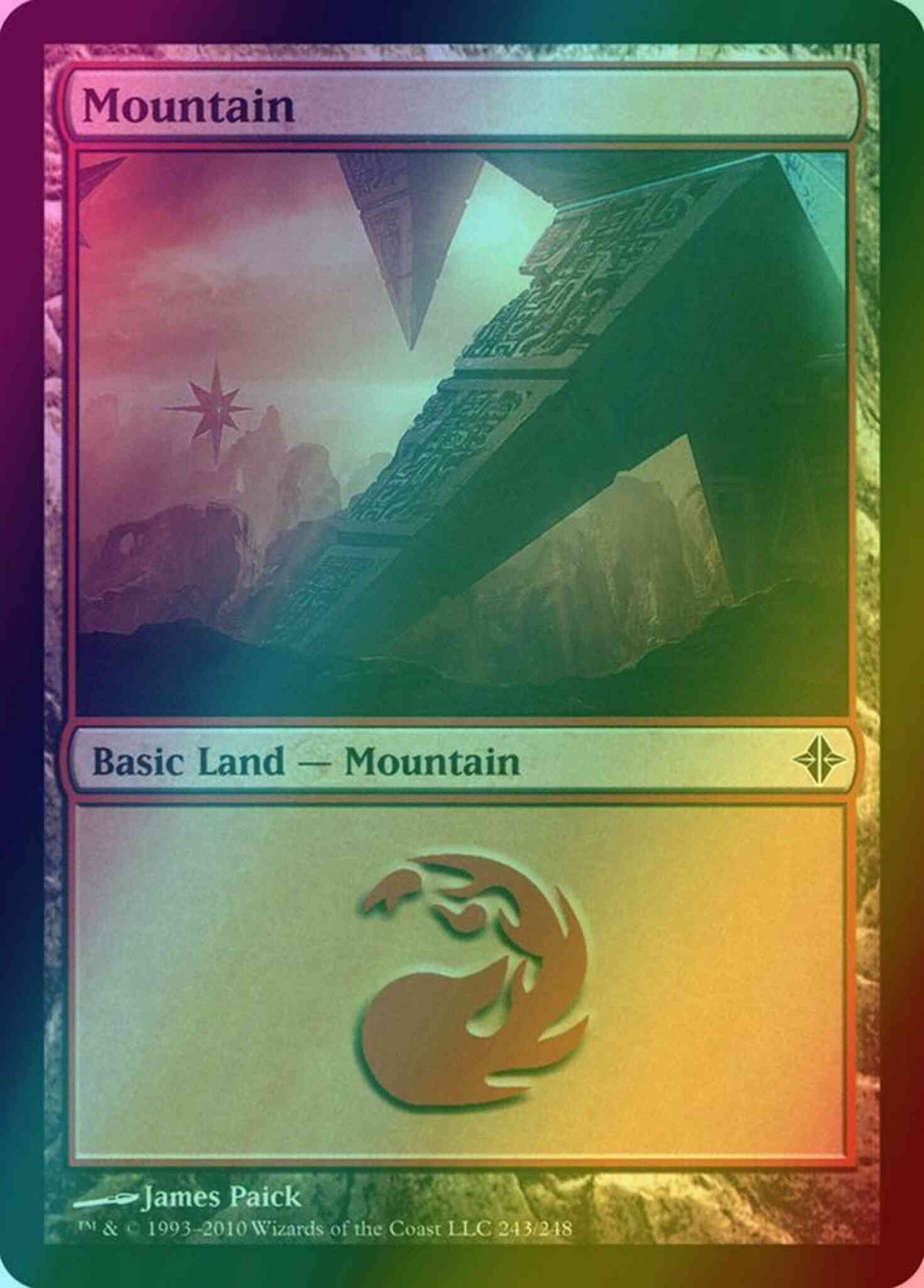 Mountain [243] [Rise Of The Eldrazi] [Foil]