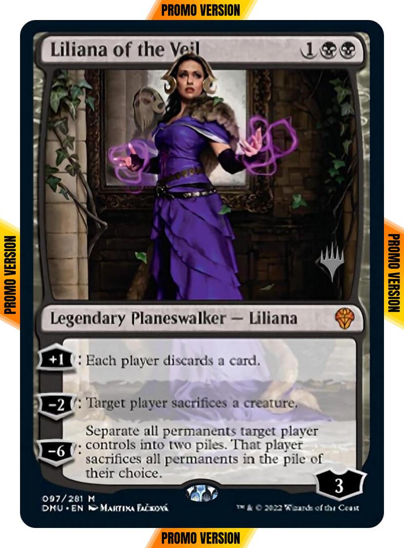 Liliana of the Veil [97p] [Promo Pack] [Dominaria United: Promos] [Non-Foil]