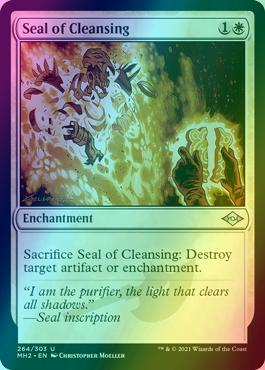 Seal of Cleansing [264] [Modern Horizons 2] [Etched Foil]
