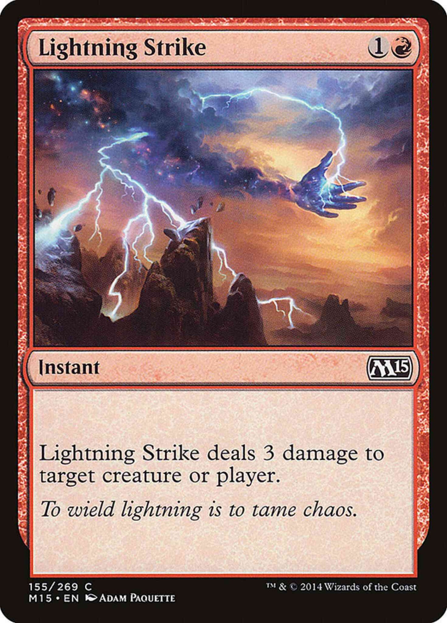 Lightning Strike [155] [Magic 2015] [Non-Foil]