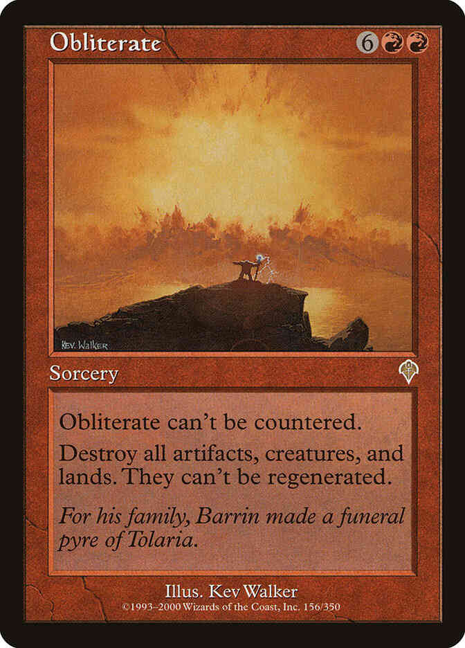 Obliterate [156] [Invasion] [Non-Foil]