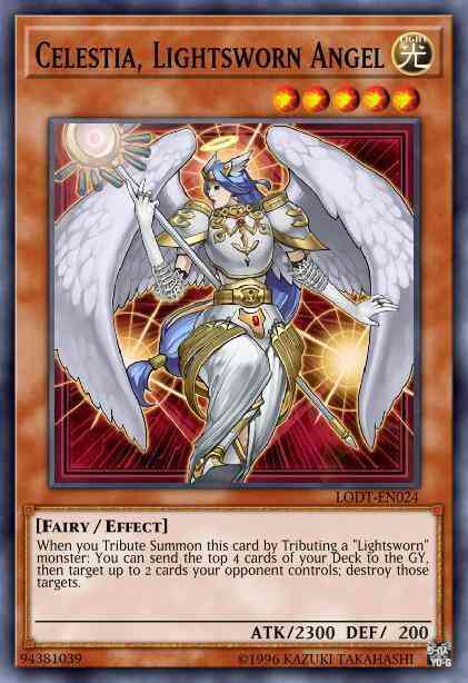 Celestia, Lightsworn Angel - BLLR-EN040 - Ultra Rare - 1st Edition