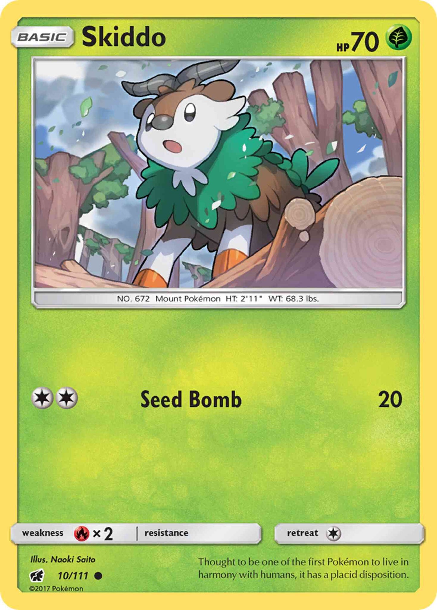 Skiddo - 10/111 - Common [sm4-10] [Non-Holo]