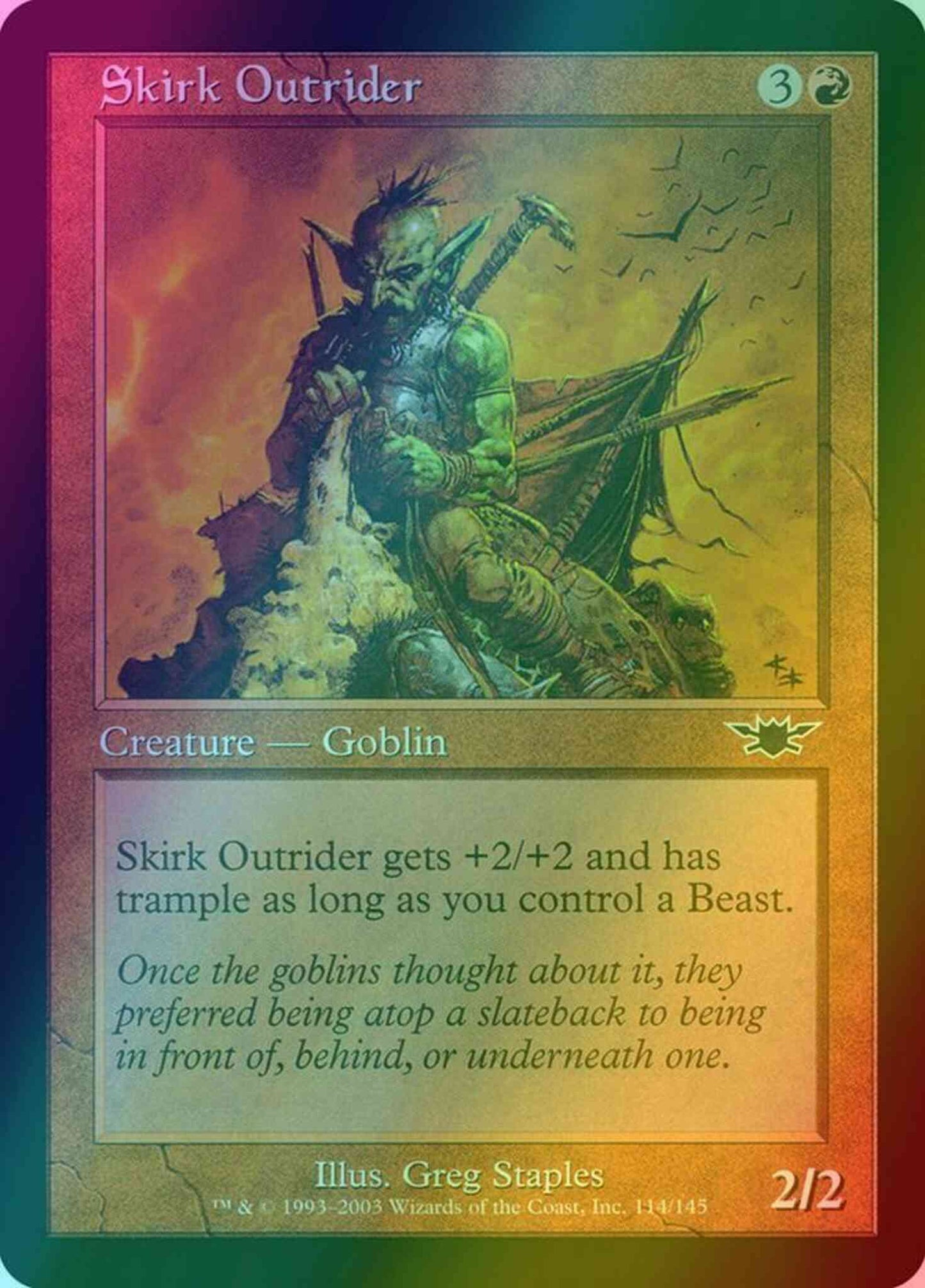 Skirk Outrider [114] [Legions] [Foil]