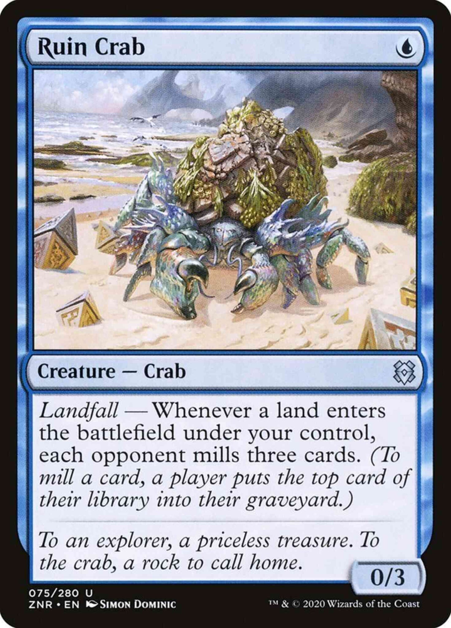 Ruin Crab [75] [Zendikar Rising] [Non-Foil]