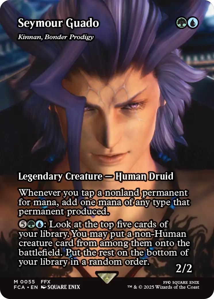 Seymour Guado - Kinnan, Bonder Prodigy [55] [Borderless] [FINAL FANTASY: Through the Ages] [Non-Foil]