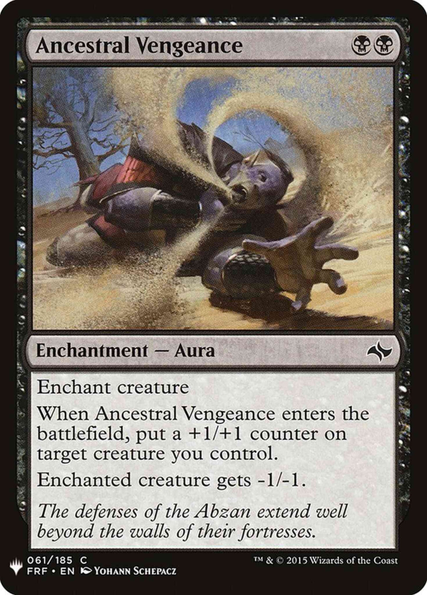 Ancestral Vengeance [FRF-61] [The List] [Non-Foil]