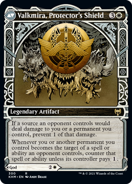 Reidane, God of the Worthy // Valkmira, Protector's Shield [300] [Showcase] [Kaldheim] [Non-Foil]