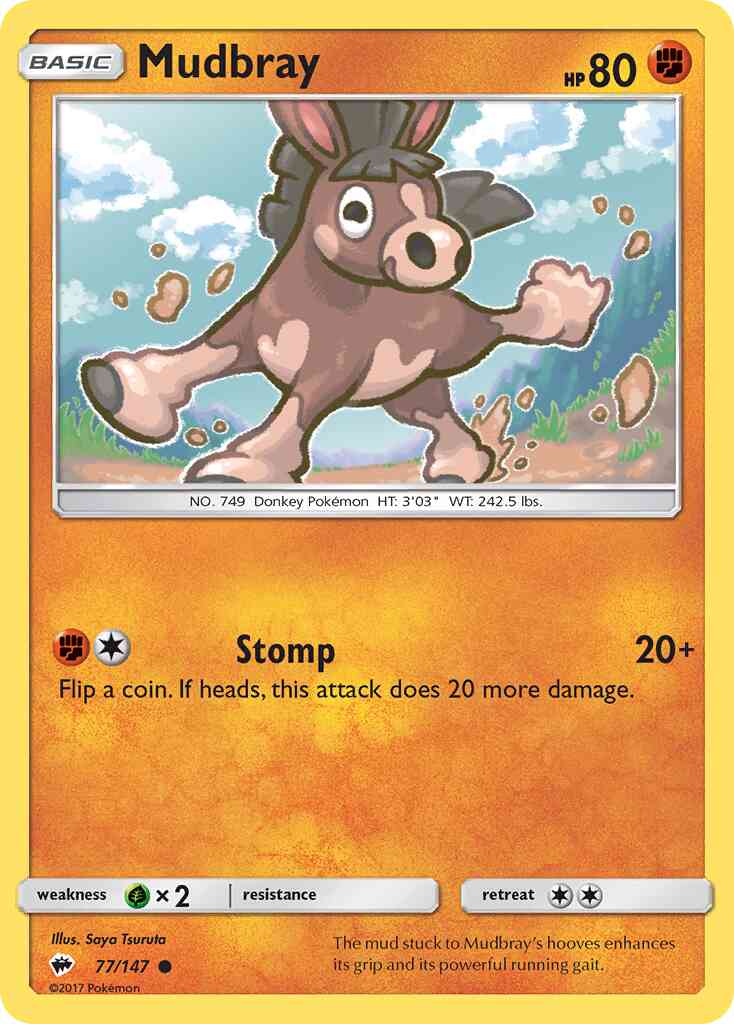 Mudbray - 77/147 - Common [sm3-77] [Reverse Holo]