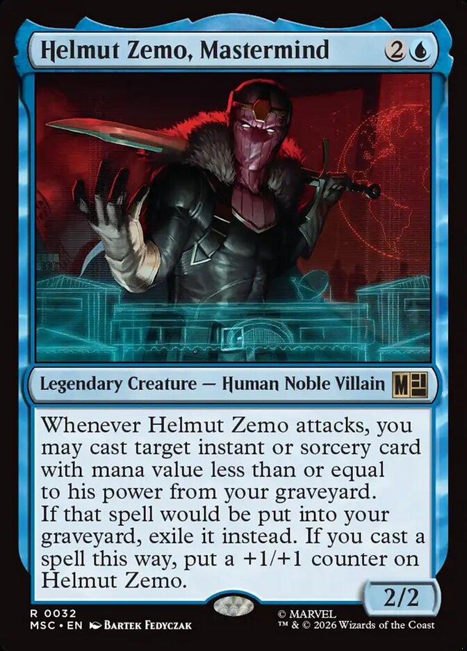 Helmut Zemo, Mastermind [32] [Marvel Super Heroes: Commander] [Non-Foil]