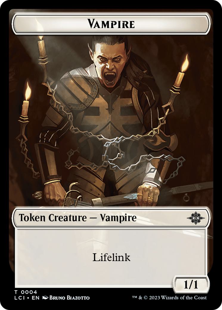 Blood Token (15) // Vampire Token (04) [The Lost Caverns of Ixalan: Commander: Tokens] [Non-Foil]