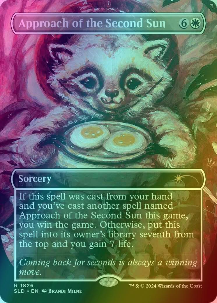 Approach of the Second Sun [1826] [Borderless] [20 Ways to Win] [Secret Lair Drop] [Foil]