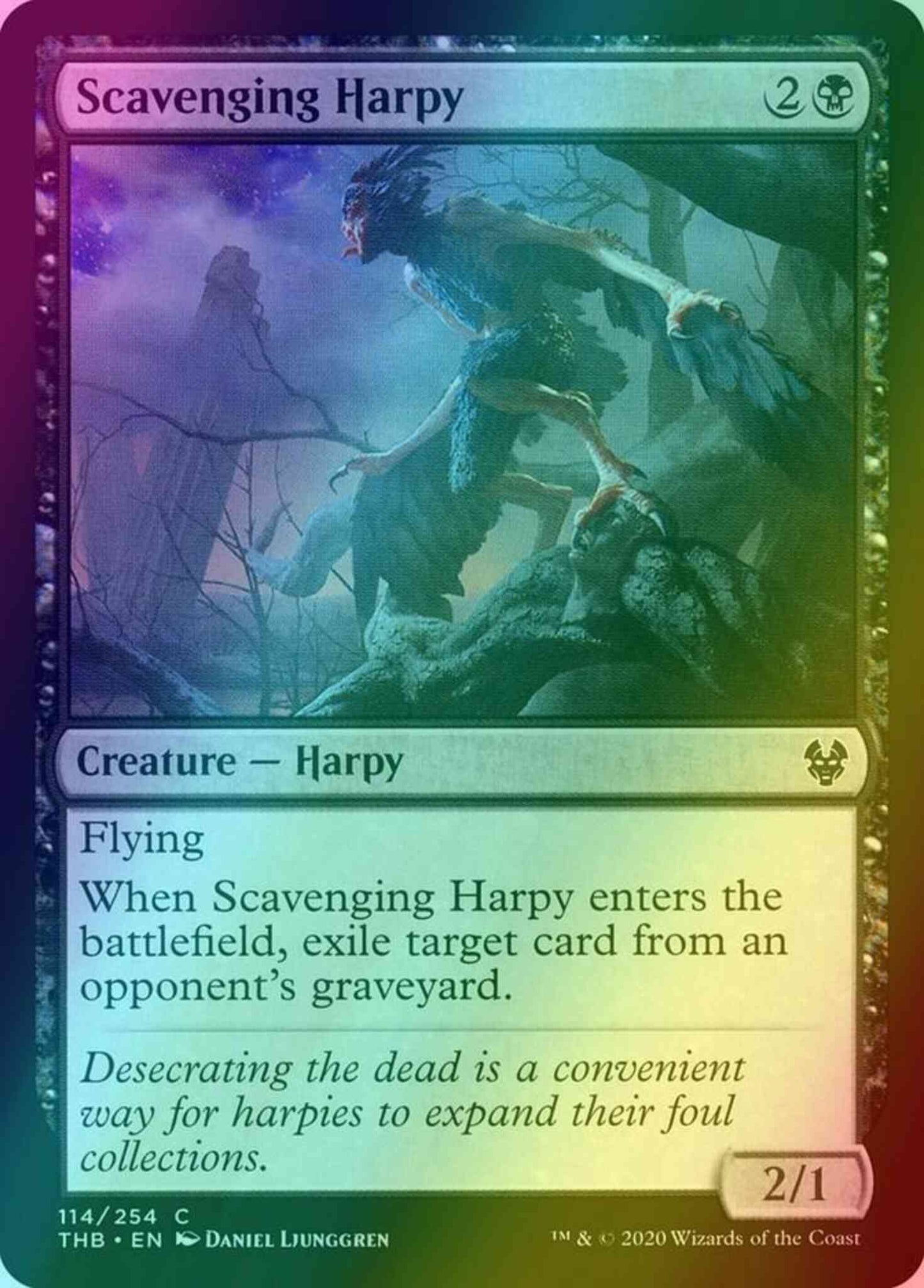 Scavenging Harpy [114] [Theros Beyond Death] [Foil]