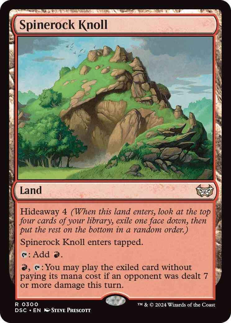 Spinerock Knoll [300] [Duskmourn: House of Horror: Commander] [Non-Foil]