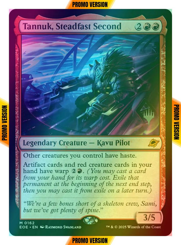 Tannuk, Steadfast Second [162p] [Promo Pack] [Edge of Eternities: Promos] [Foil]