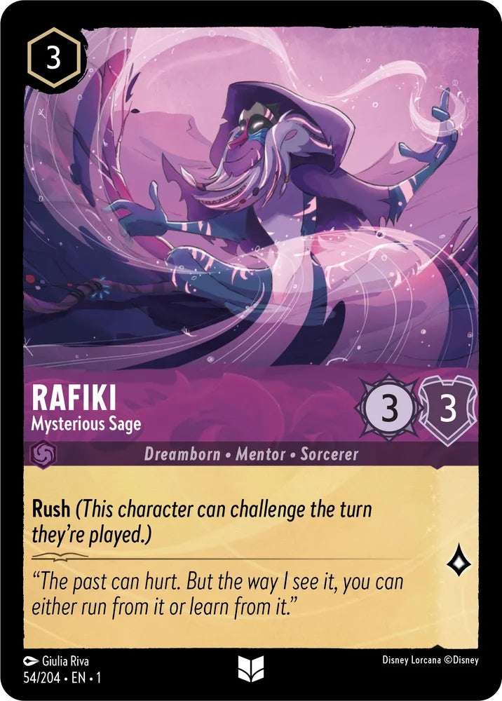 Rafiki - Mysterious Sage - 54/204 [The First Chapter] [Non-Foil]