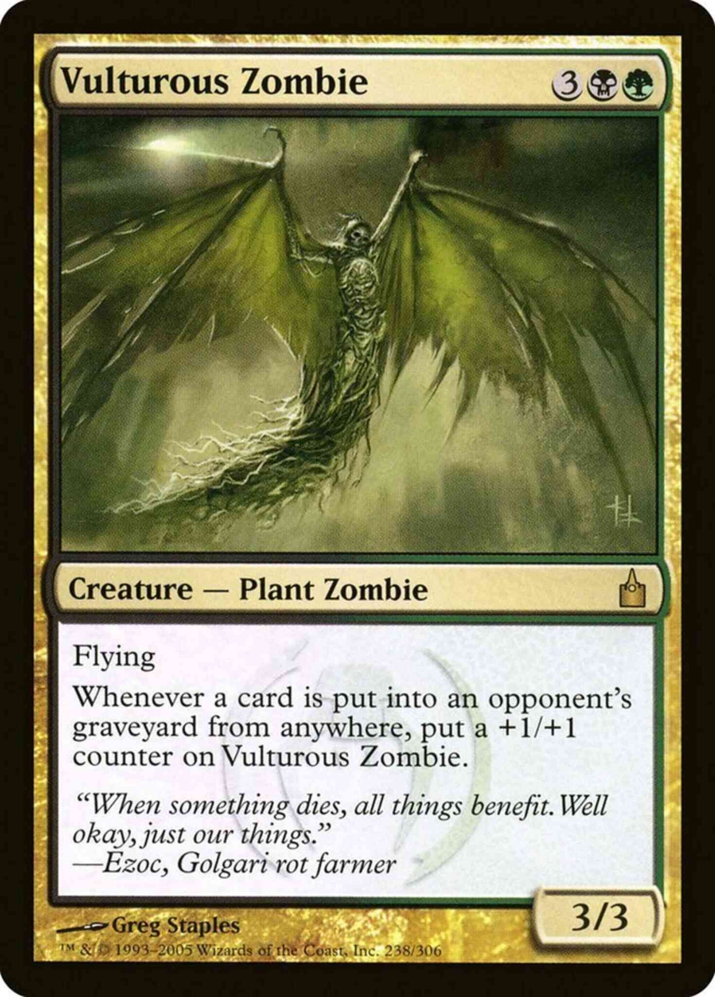 Vulturous Zombie [238] [Ravnica City Of Guilds] [Non-Foil]