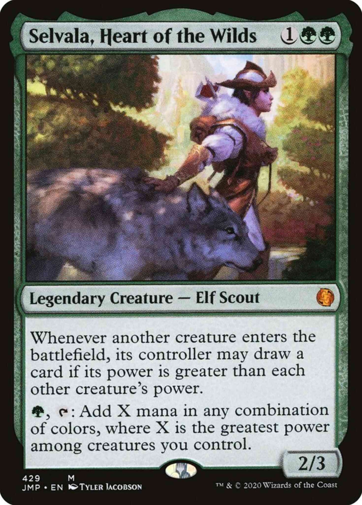 Selvala, Heart of the Wilds [429] [Jumpstart] [Non-Foil]