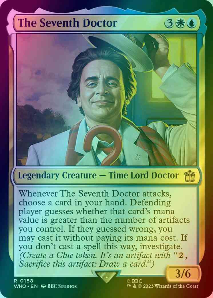 The Seventh Doctor [158] [Universes Beyond: Doctor Who] [Foil]