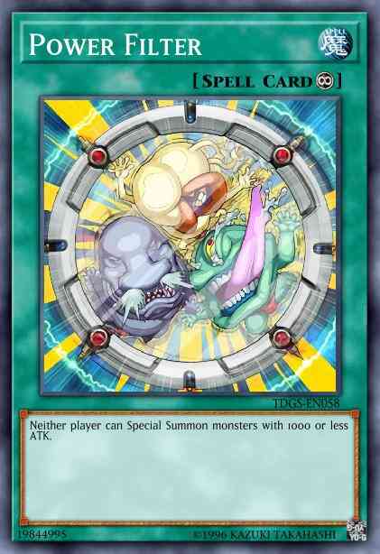 Power Filter - TDGS-EN058 - Super Rare - 1st Edition