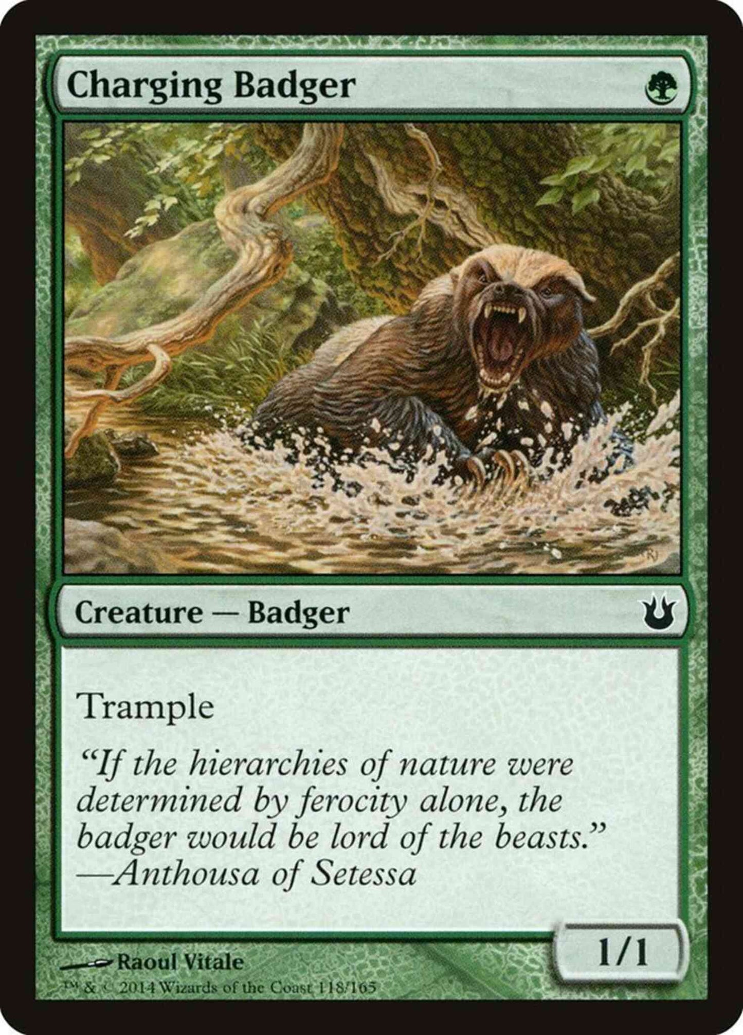 Charging Badger [118] [Born of the Gods] [Non-Foil]
