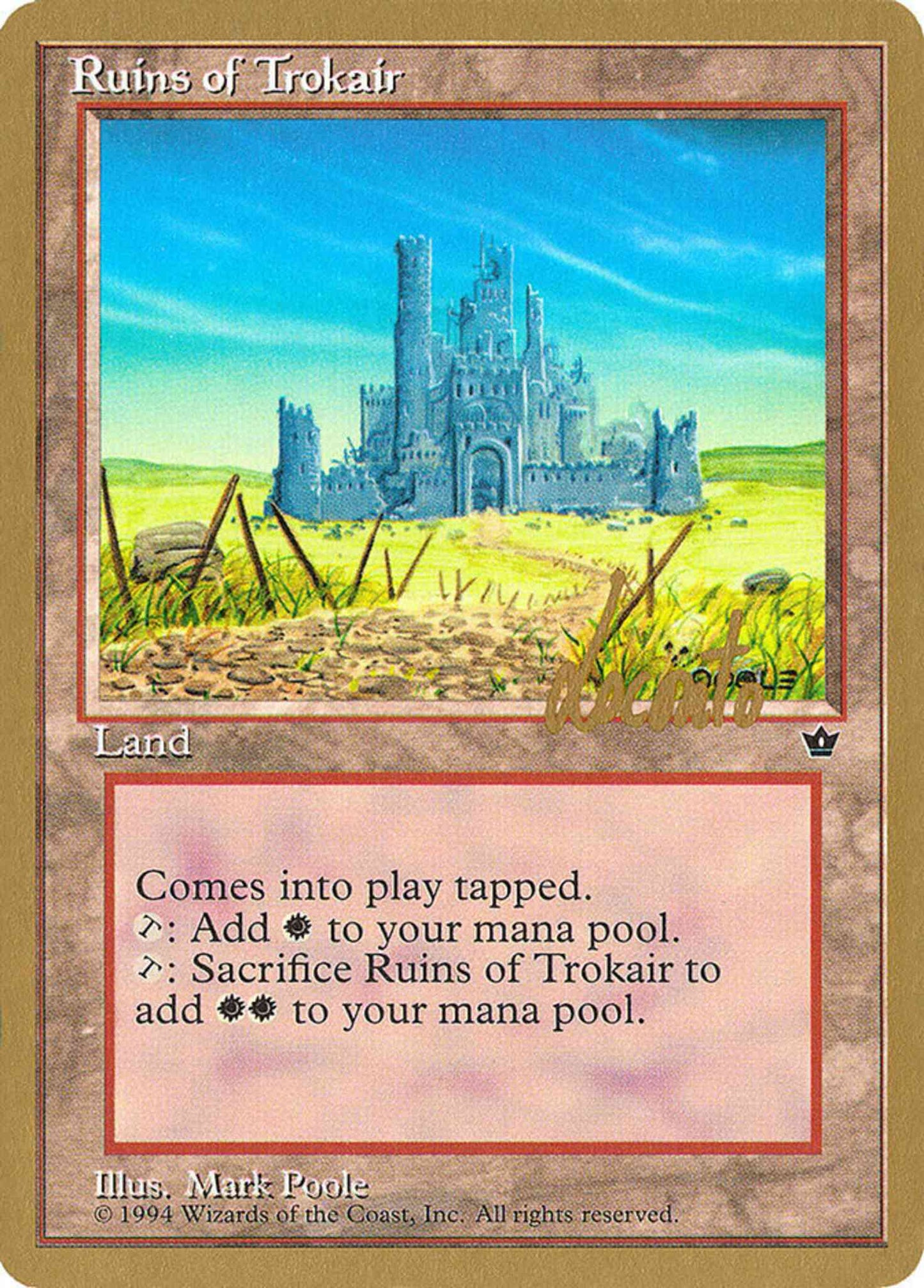 Ruins of Trokair [ml100] [Michael Locanto] [Pro Tour Collector Set] [Non-Foil]