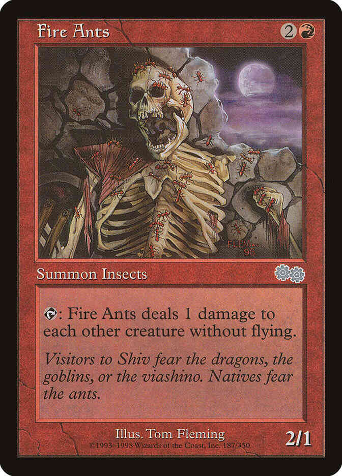 Fire Ants [187] [Urza's Saga] [Non-Foil]