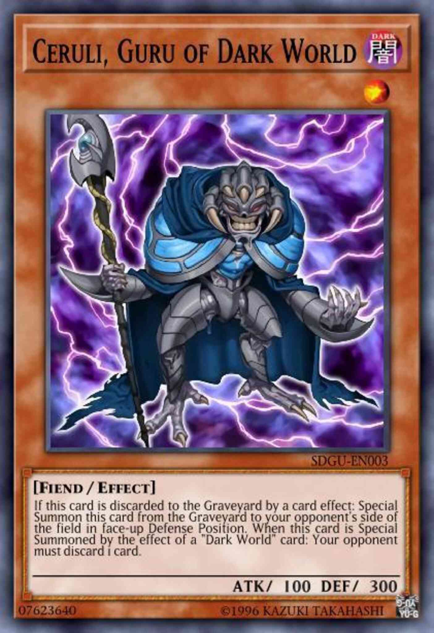 Ceruli, Guru of Dark World - SDGU-EN003 - Super Rare - Unlimited