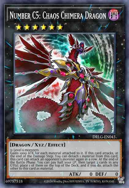 Number C5: Chaos Chimera Dragon - DLCS-EN045 - Common - 1st Edition