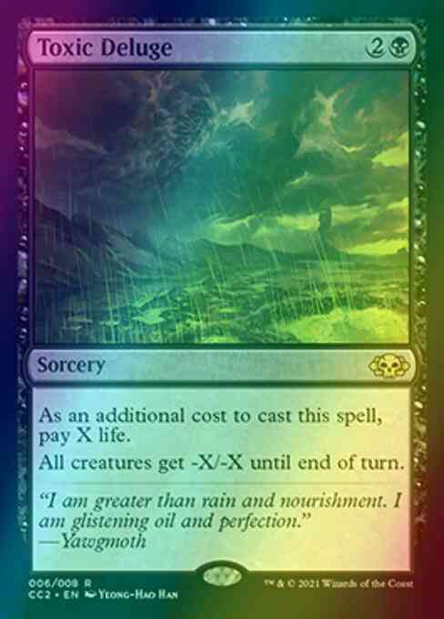 Toxic Deluge [6] [Commander Collection: Black] [Foil]