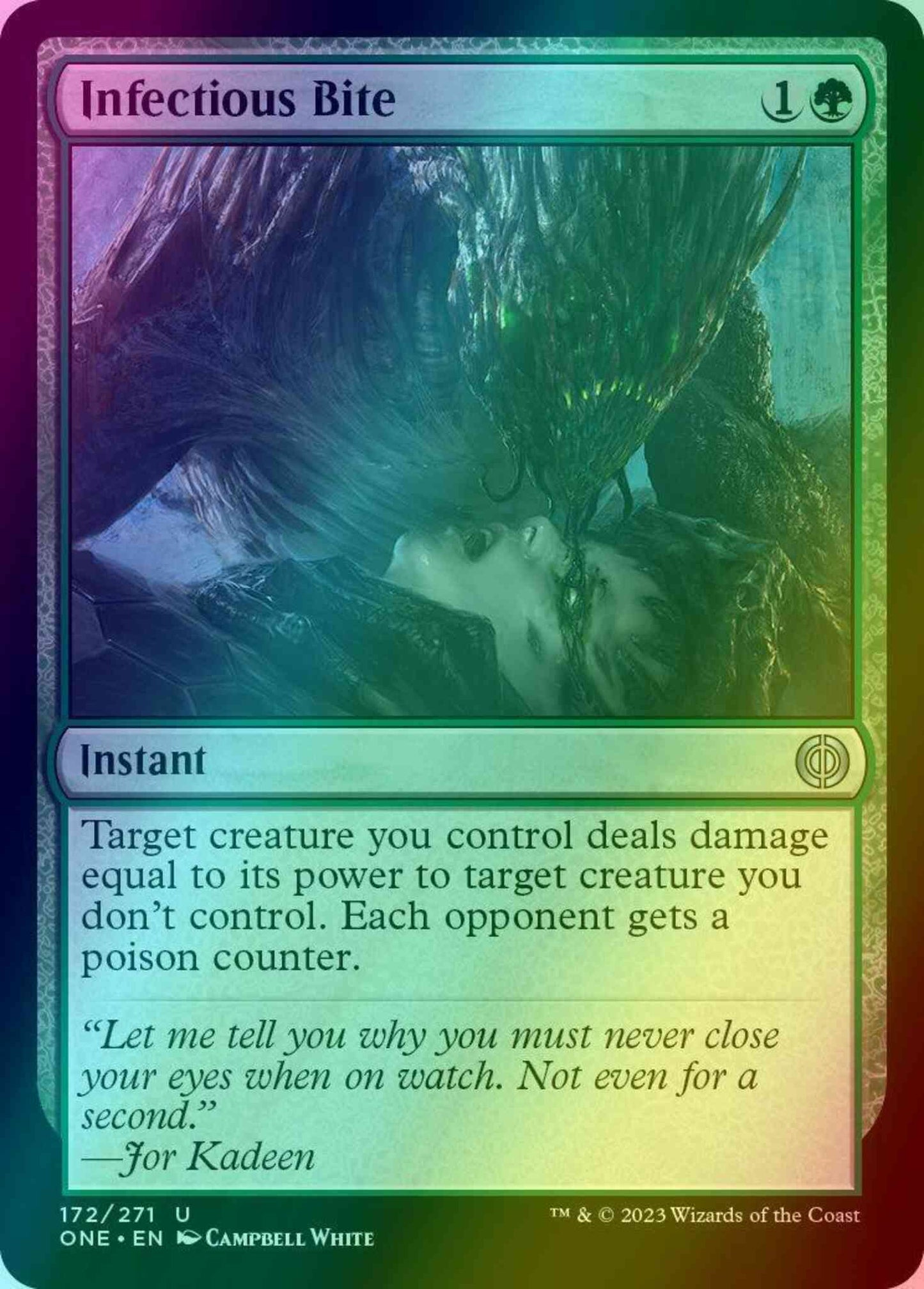 Infectious Bite [172] [Phyrexia: All Will Be One] [Foil]