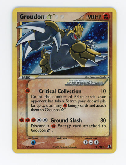 Groudon Star — Rare Holo — ID 18103