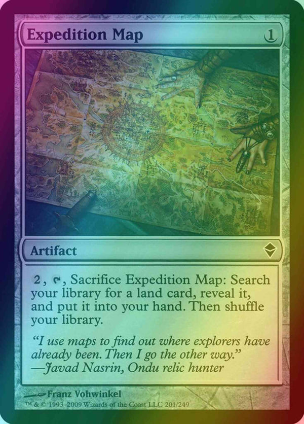 Expedition Map [201] [Zendikar] [Foil]