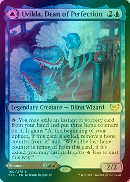 Uvilda, Dean of Perfection // Nassari, Dean of Expression [160] [Strixhaven: School of Mages] [Foil]