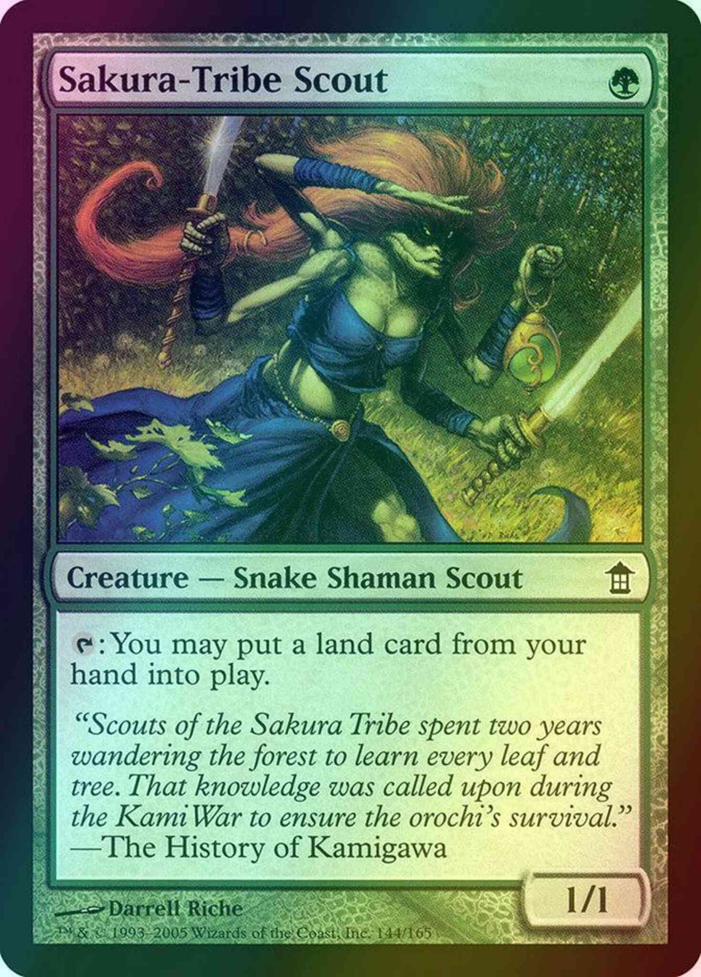 Sakura-Tribe Scout [144] [Saviors of Kamigawa] [Foil]