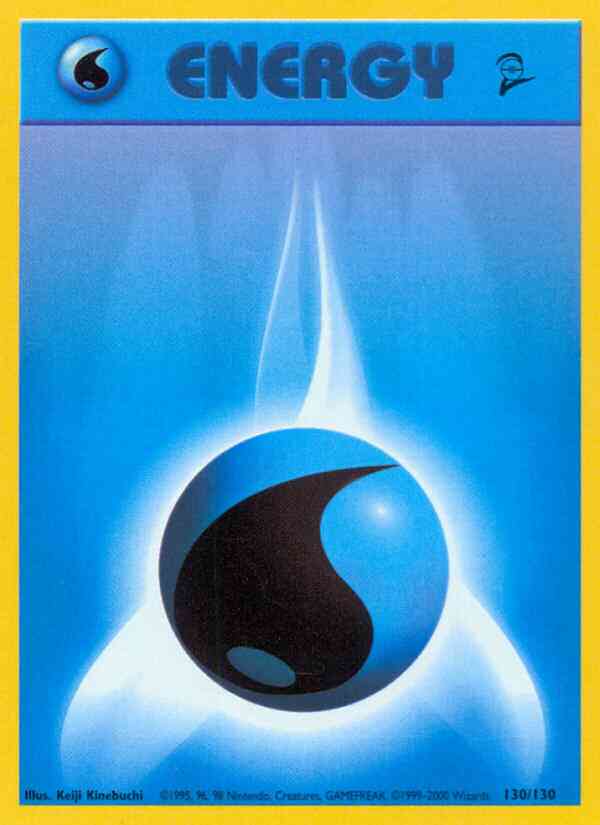 Water Energy - 130/130 - Common [base4-130] [Non-Holo]