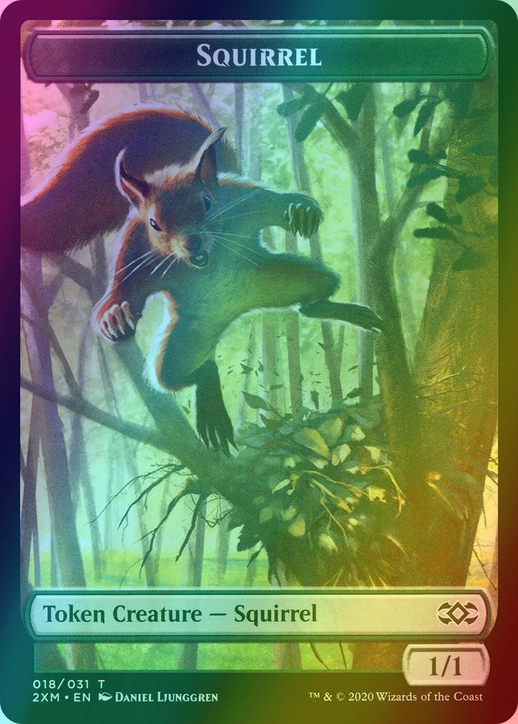 Soldier Token (06) // Squirrel Token (18) [Double Masters Tokens] [Foil]