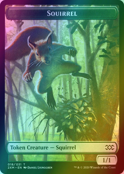 Soldier Token (06) // Squirrel Token (18) [Double Masters Tokens] [Foil]