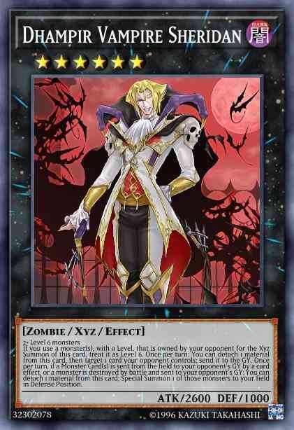 Dhampir Vampire Sheridan - DASA-EN007 - Secret Rare - Unlimited