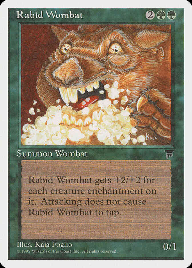 Rabid Wombat - Japanese [67] [Japanese Chronicles] [Non-Foil]