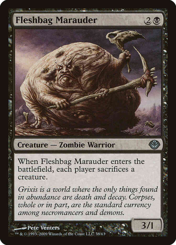 Fleshbag Marauder [38] [Duel Decks: Garruk vs. Liliana] [Non-Foil]