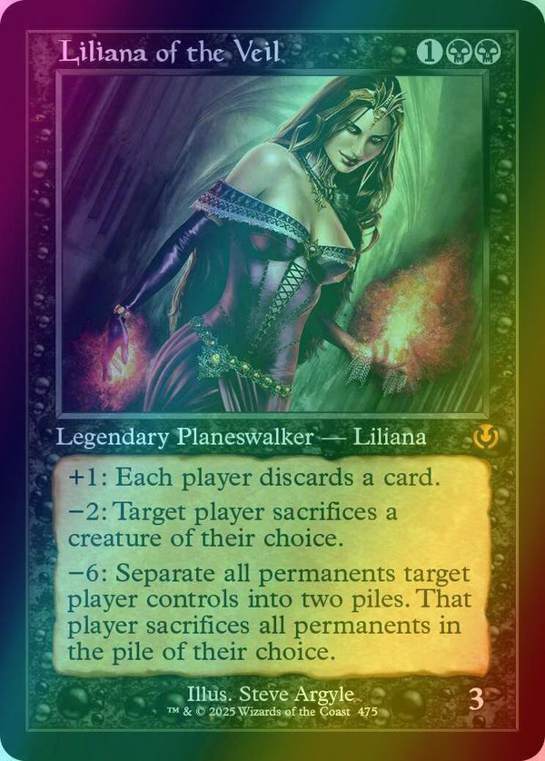 Liliana of the Veil [475] [Retro Frame] [Innistrad Remastered] [Foil]