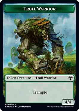Troll Warrior Token [16] [Kaldheim Tokens] [Non-Foil]