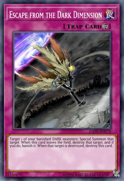 Escape from the Dark Dimension - TU05-EN010 - Rare - Unlimited