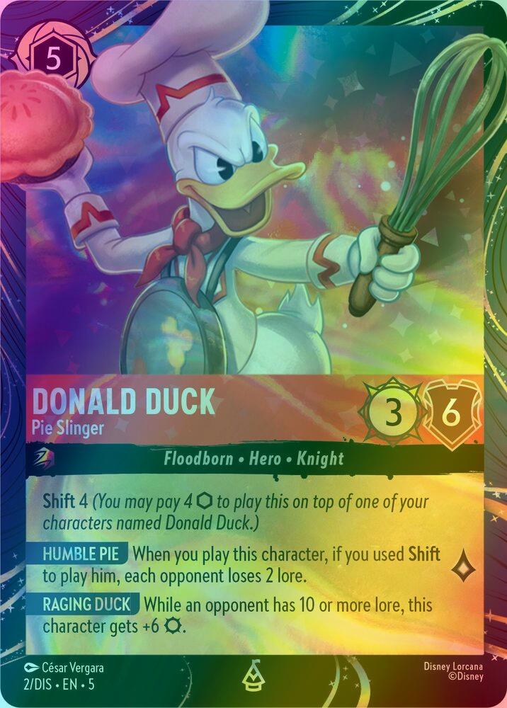 Donald Duck - Pie Slinger - 2/DIS [Disney Lorcana Promo Cards] [Holofoil]