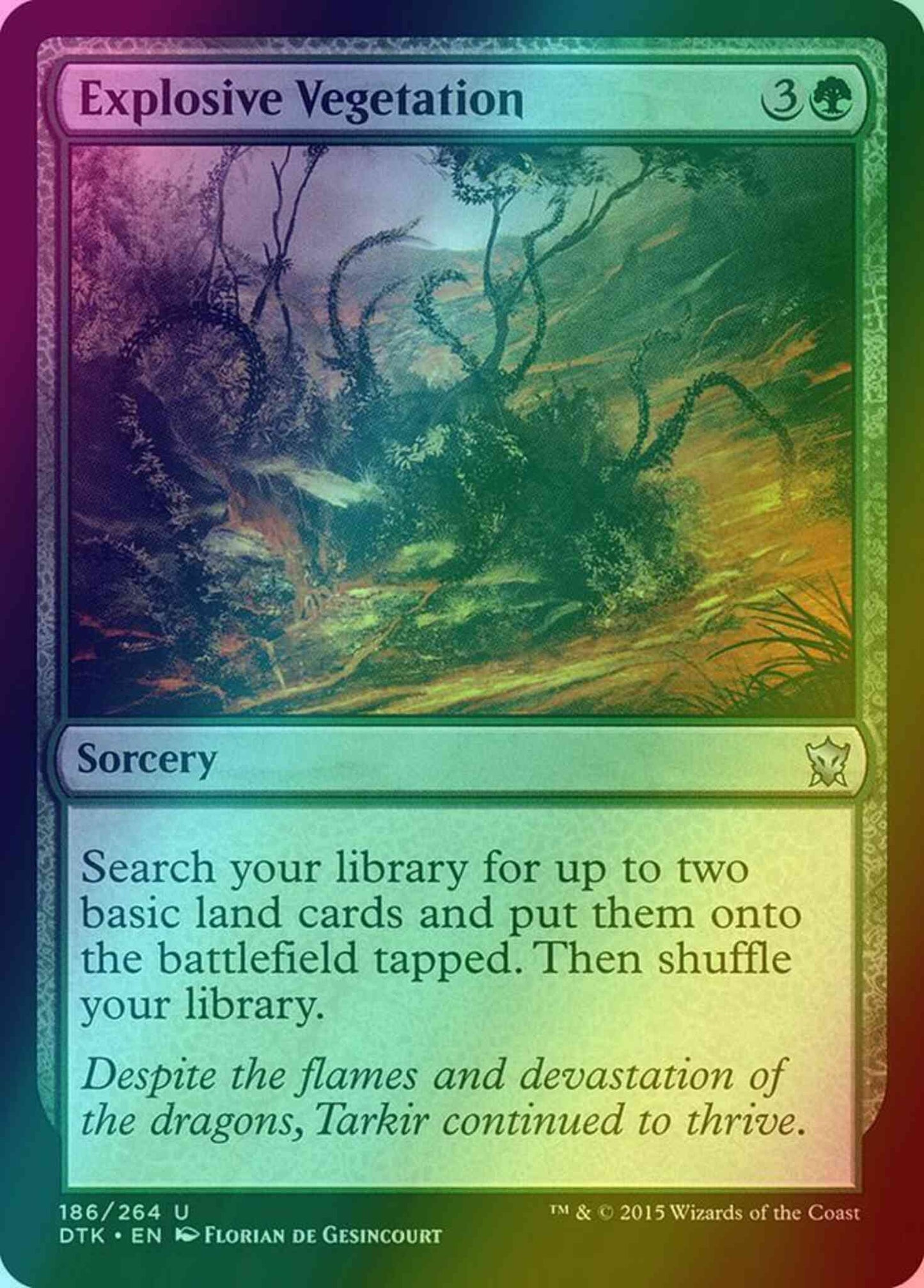 Explosive Vegetation [186] [Dragons Of Tarkir] [Foil]