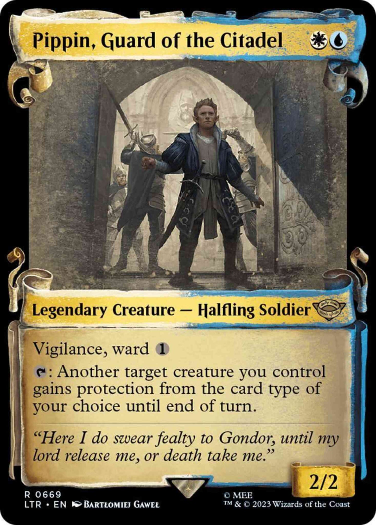 Pippin, Guard of the Citadel [669] [Scrolls Showcase] [The Lord of the Rings: Tales of Middle-earth] [Non-Foil]