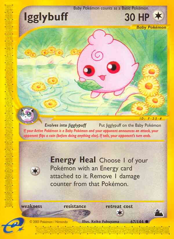 Igglybuff - 67/144 - Common [ecard3-67] [Reverse Holo]